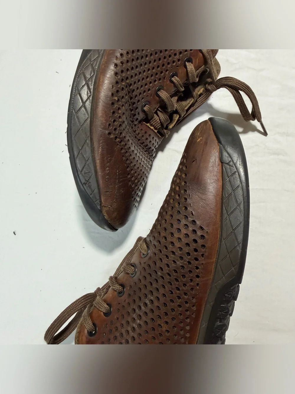 Nobull Perforated Leather Trainers
